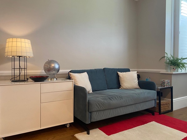 The therapy room - the same space viewed towards the left
